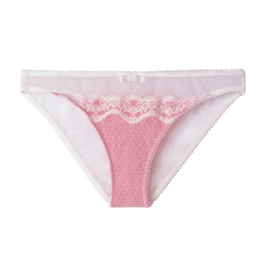 Slip ivoire/rose Lait Fraise