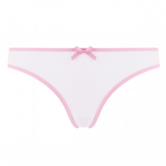 Lot de 3 slips girl blanc, poudre & rose Summer