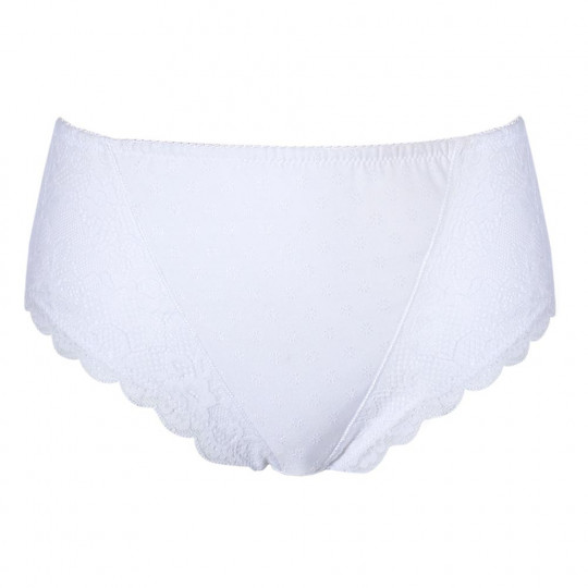 Culotte midi blanche Calyopée