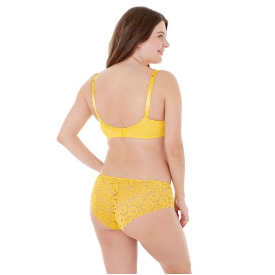 Soutien-gorge grand maintien bonnets C à F jaune Paradoxe