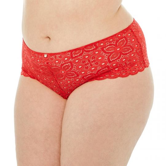 Shorty tanga coquelicot Intrépide