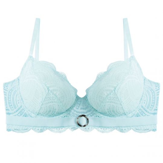 Soutien-gorge corbeille bleu Déesse