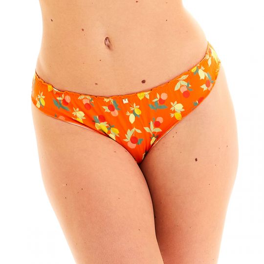 Culotte imprimé orange Nouméa