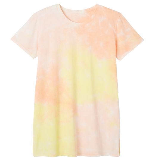 Big tee en coton bio imprimé tie & dye Woodstock