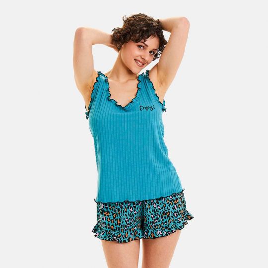 Top + short Féline