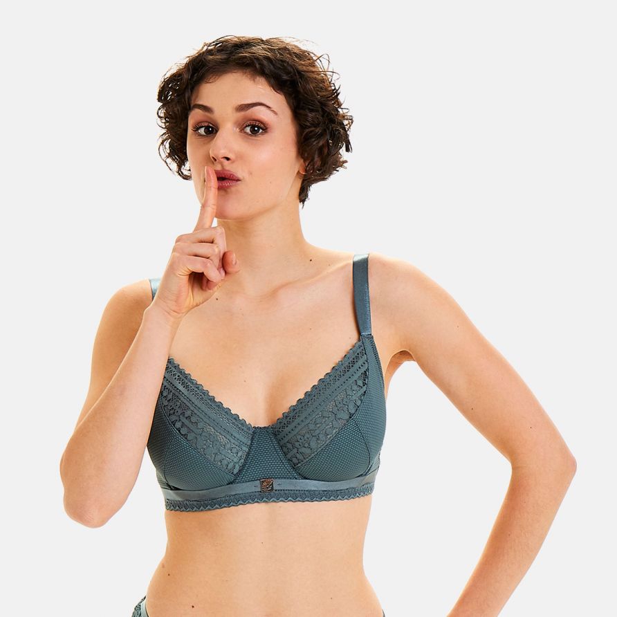 Soutien-gorge corbeille vert Imprévu