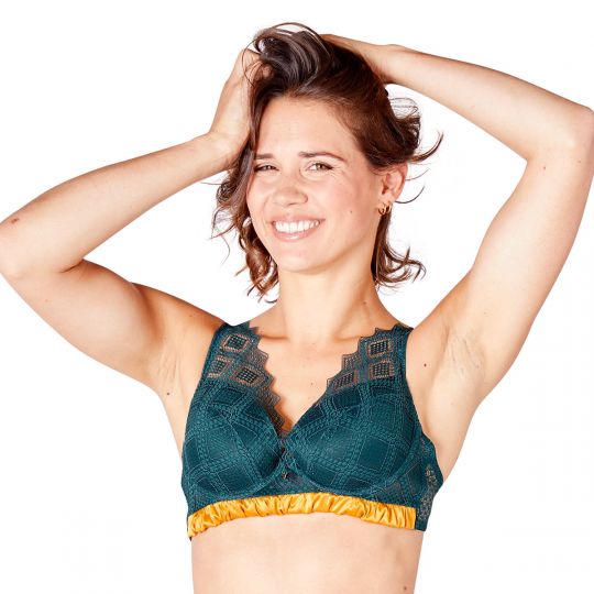 Soutien-gorge ampliforme coque moulée vert Oslo