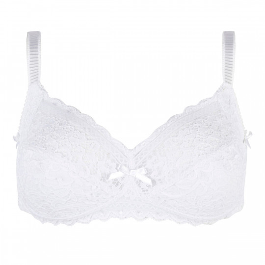 Soutien-gorge souple grand maintien blanc Elena