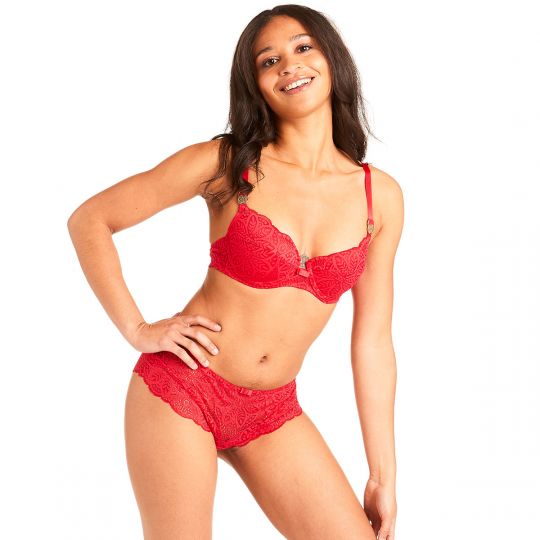 Soutien-gorge ampliforme rouge Aria