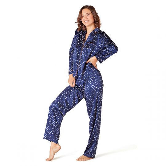 Top de pyjama bleu Brooklyn