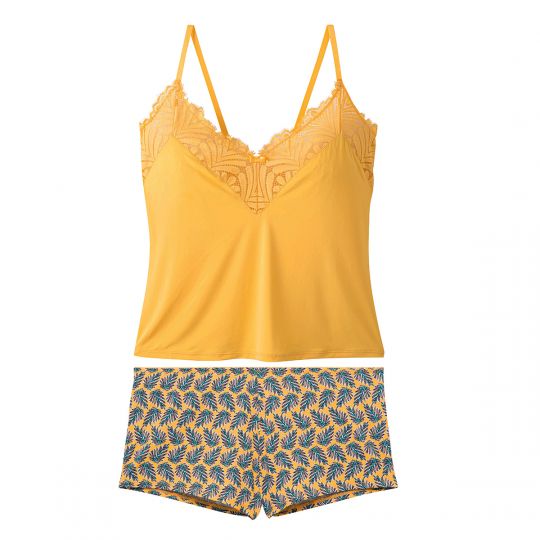 Top short jaune Turlututu