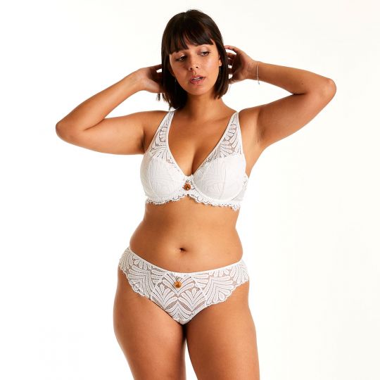 Soutien-gorge ampliforme coque moulée blanc Tsar