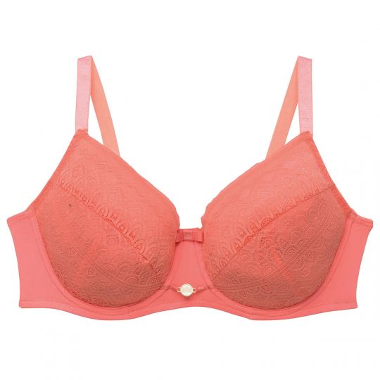 Soutien-gorge à armatures orange Gaufrette