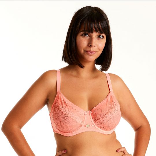 Soutien-gorge à armatures orange Gaufrette