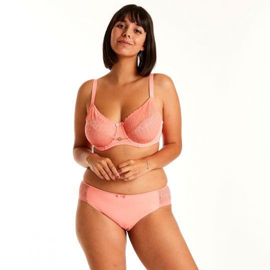 Soutien-gorge à armatures orange Gaufrette