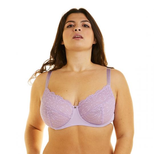 Soutien-gorge à armatures violet Lilas