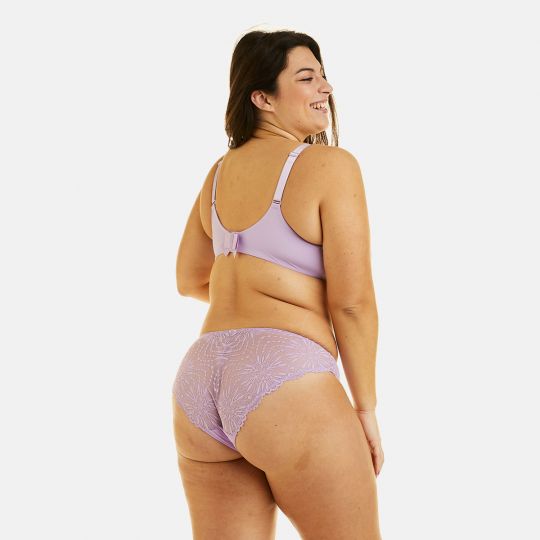 Soutien-gorge à armatures violet Lilas