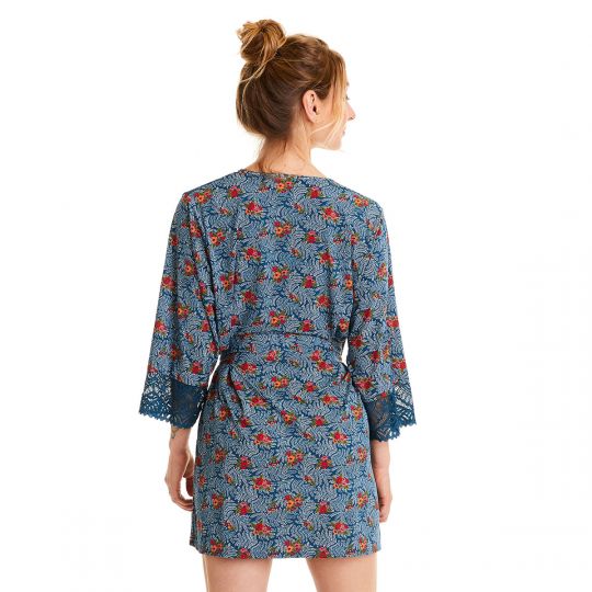 Kimono multico bleu Paprika