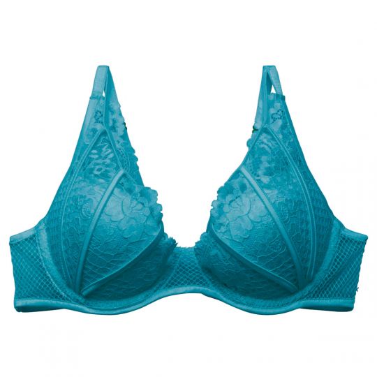 Soutien-gorge ampliforme coque moulée vert Voltige