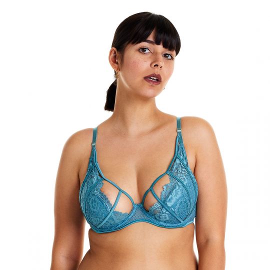 Soutien-gorge ampliforme coque moulée vert Voltige