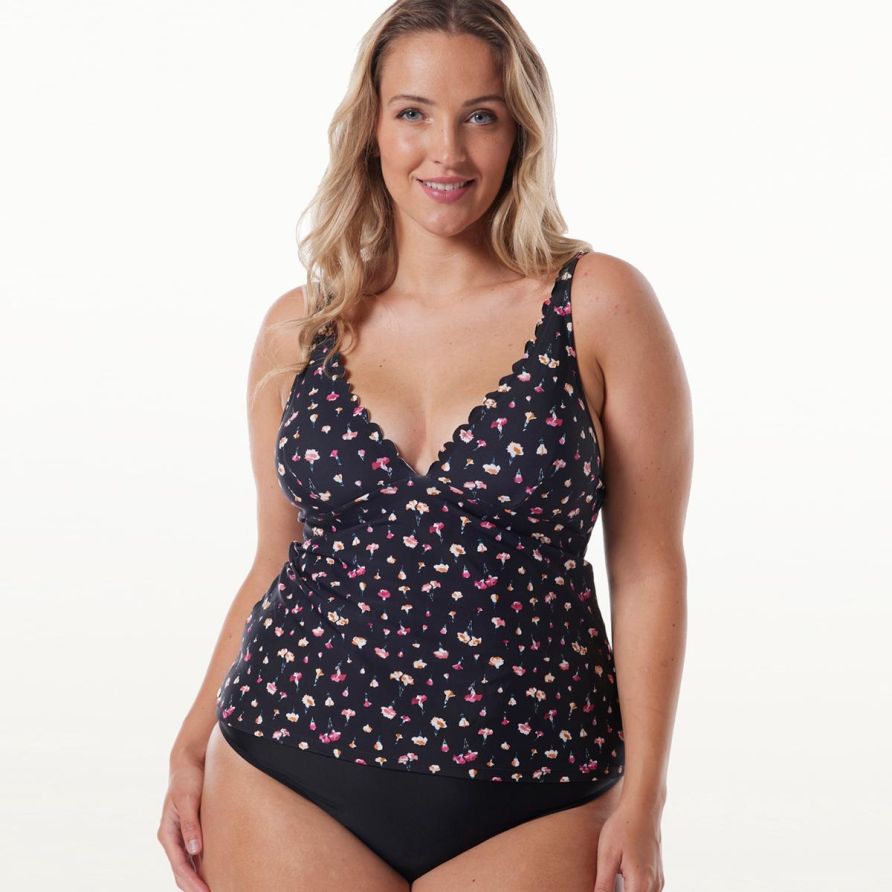 Tankini noir Bergamotte