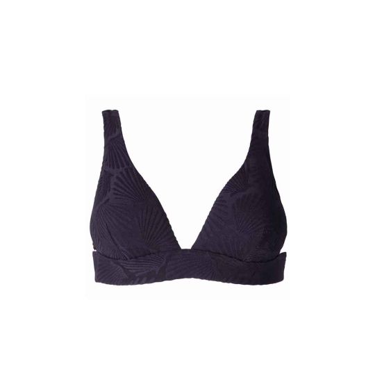 Haut de maillot de bain triangle noir Voyage