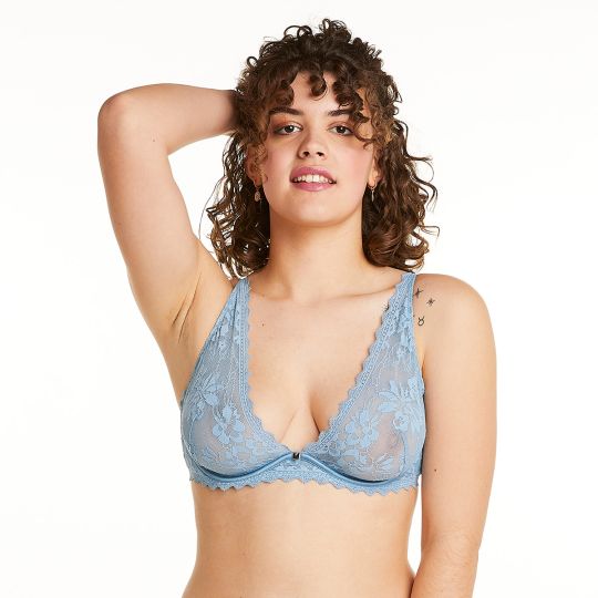 Soutien-gorge à armatures bleu Siwa