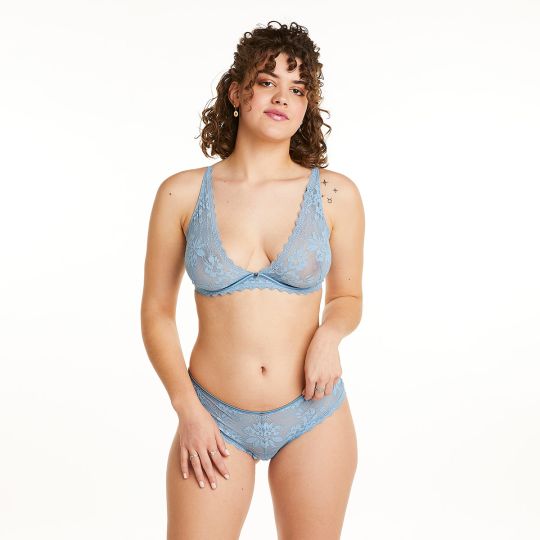 Soutien-gorge à armatures bleu Siwa