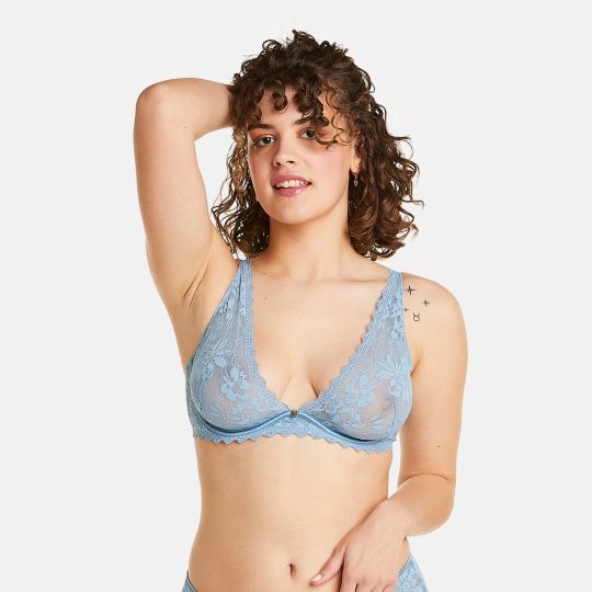 Soutien-gorge à armatures bleu Siwa