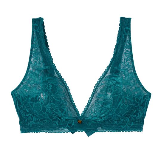 Soutien-gorge triangle sans armatures bleu Nanaya