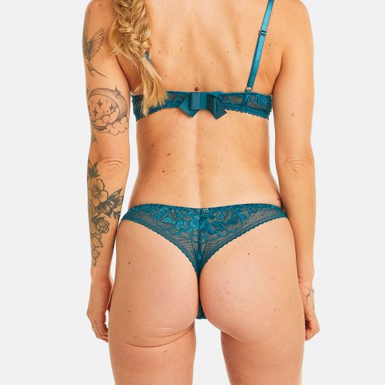 Tanga Brésilien bleu Nanaya