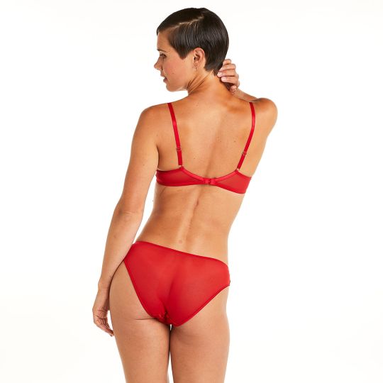 Soutien-gorge ampliforme coque moulée rouge Miracle