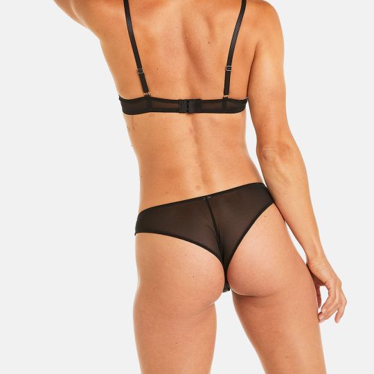 Tanga noir Indécise