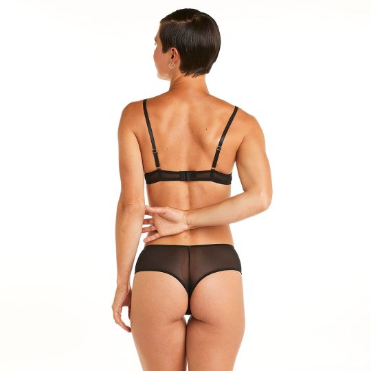 Soutien-gorge à armatures noir Indécise