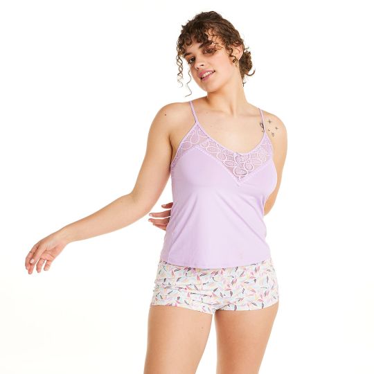 Top + short lilas Entracte