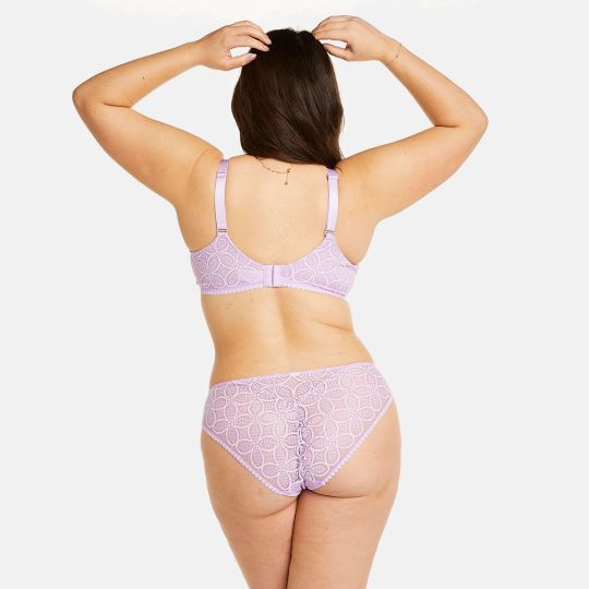 Soutien-gorge à armatures grand maintien lilas Entracte