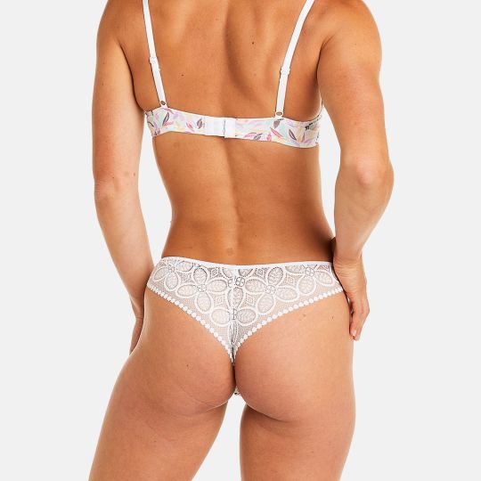 Tanga multico blanc Entracte