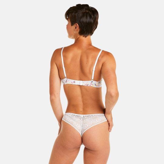 Soutien-gorge ampliforme coque moulée multico blanc Entracte