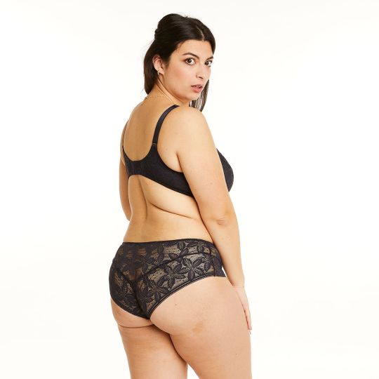 Soutien-gorge à armatures grand maintien gris Paix