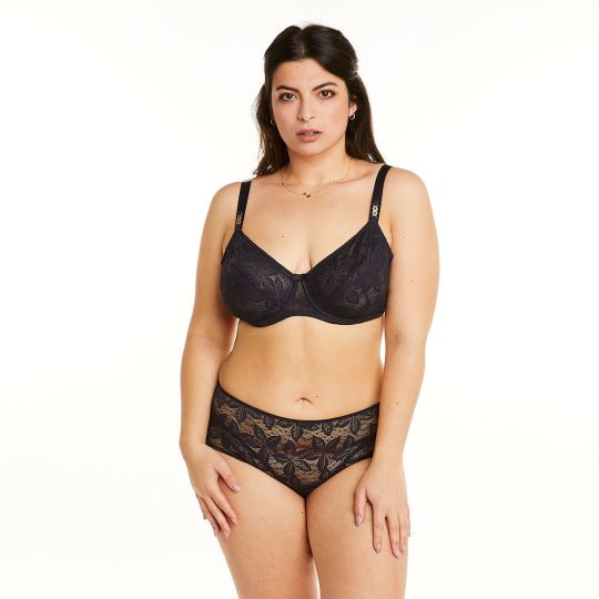 Soutien-gorge à armatures grand maintien gris Paix