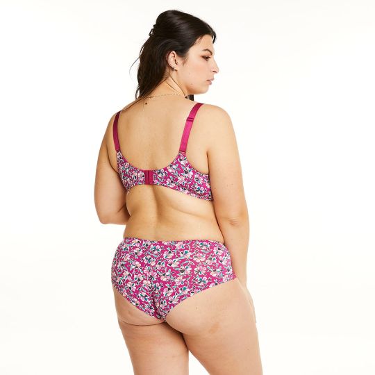 Soutien-gorge à armatures grand maintien rose Paix