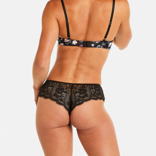 Shorty tanga noir Impériale