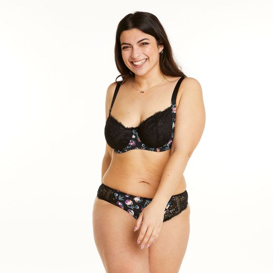 Soutien-gorge à armatures grand maintien noir Impériale