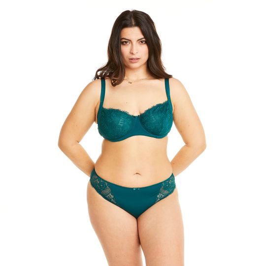 Soutien-gorge à armatures grand maintien vert Impériale