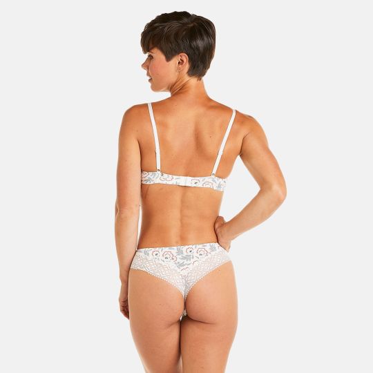 Soutien-gorge ampliforme coque moulée multico ivoire Palanquin