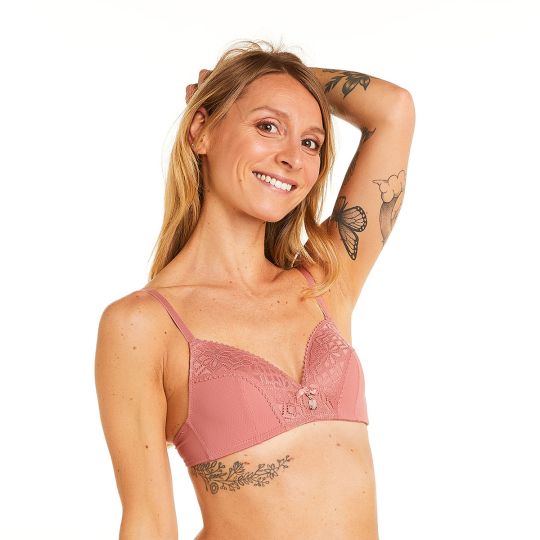 Soutien-gorge ampliforme coques souples terracotta Palanquin