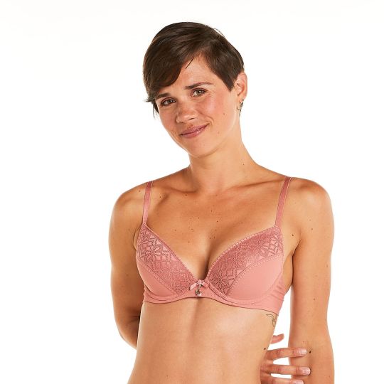 Soutien-gorge ampliforme coque moulée terracotta Palanquin