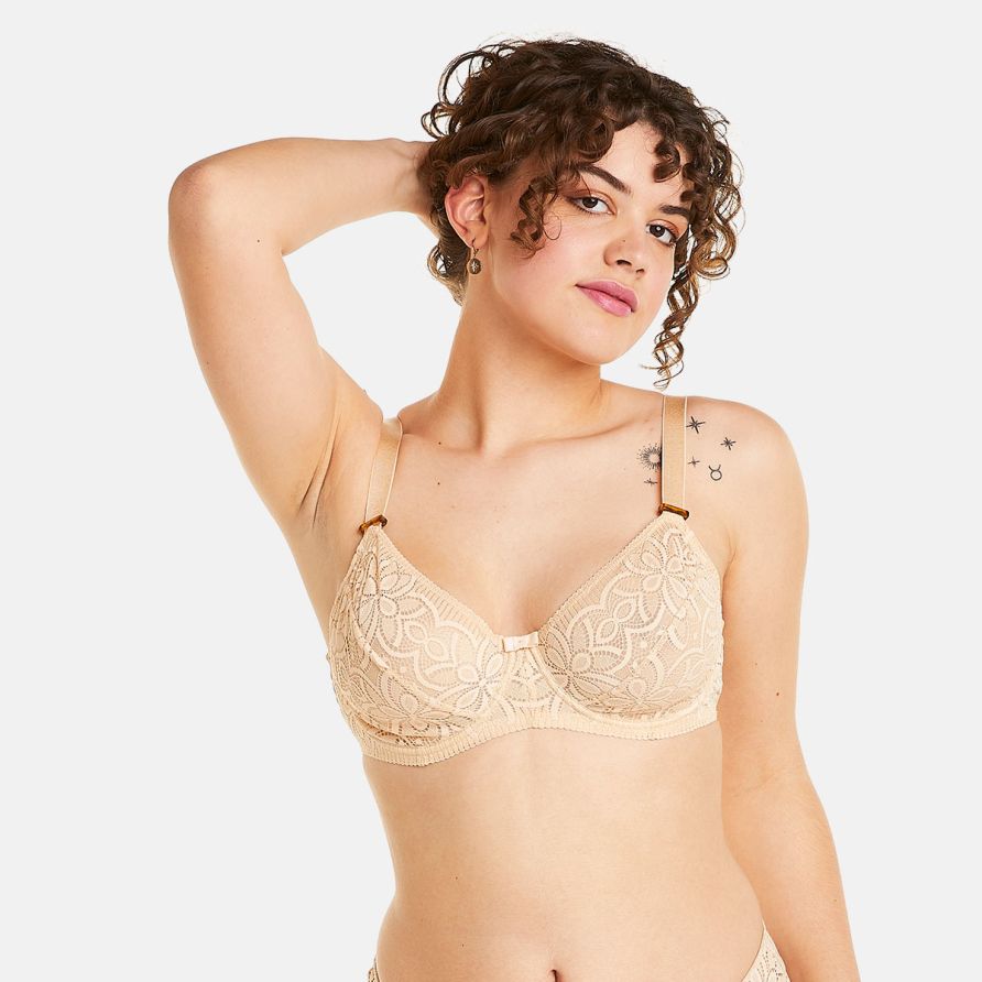 Soutien-gorge à armatures grand maintien nude Apologie