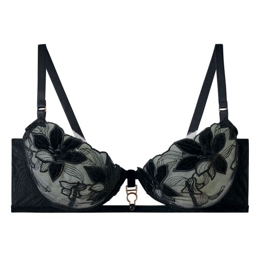 Soutien-gorge à armatures noir Rafale