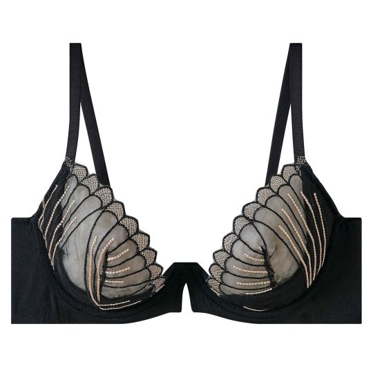 Soutien-gorge à armatures noir Indécise